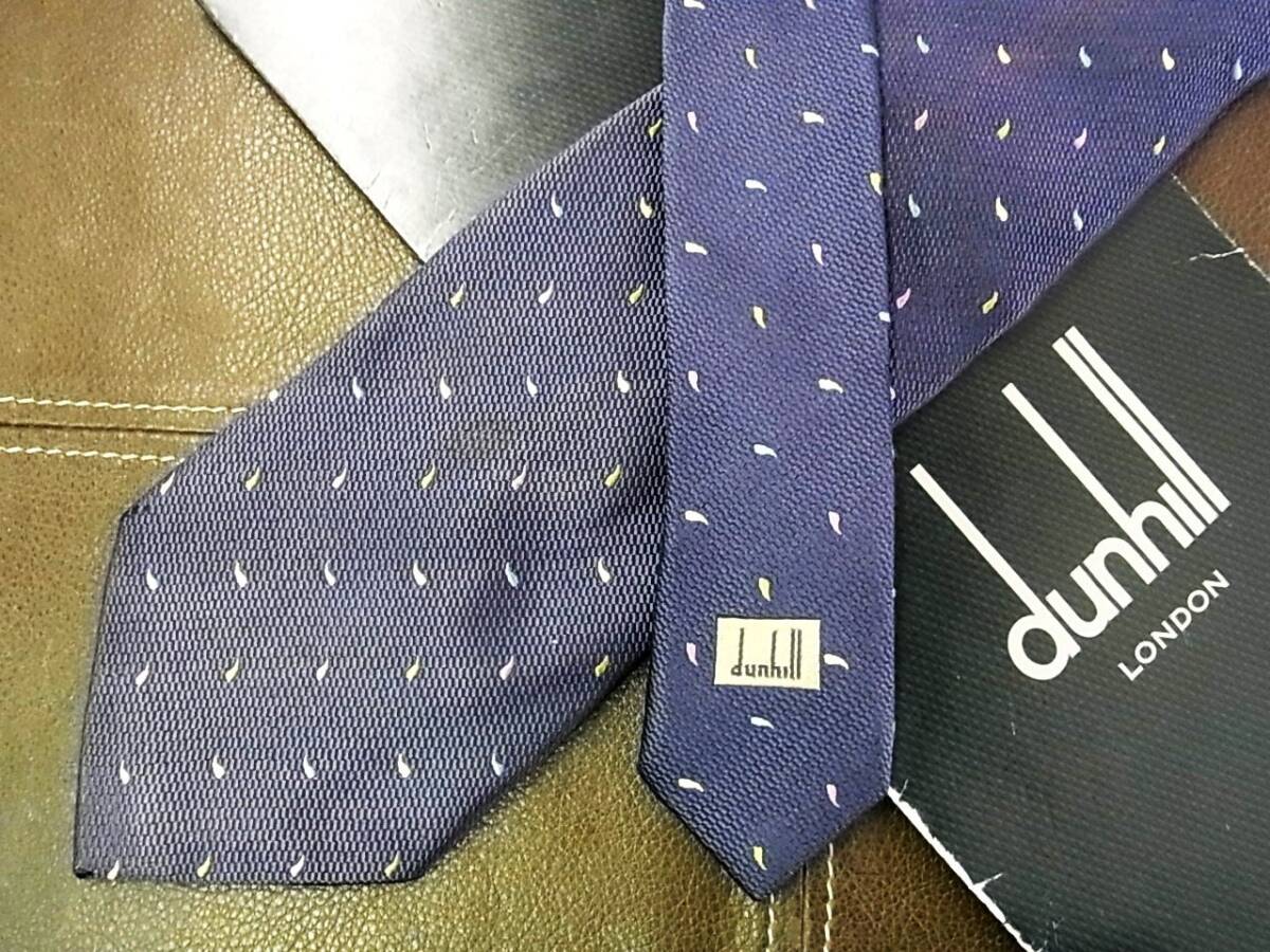 ●5-0355●在庫処分SALE●【dunhill】ダンヒル【ペイズリー】ネクタイ拍卖