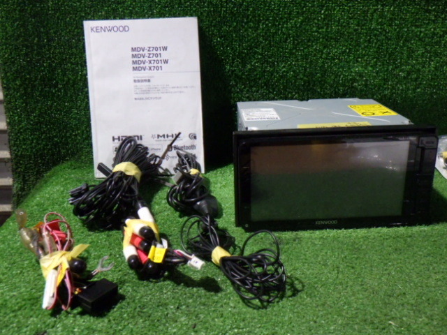 N224-17 ケンウッド MDV-X701W メモリ 4×4地デジ内蔵ナビ 2013年 取説セット 手渡し不可商品拍卖