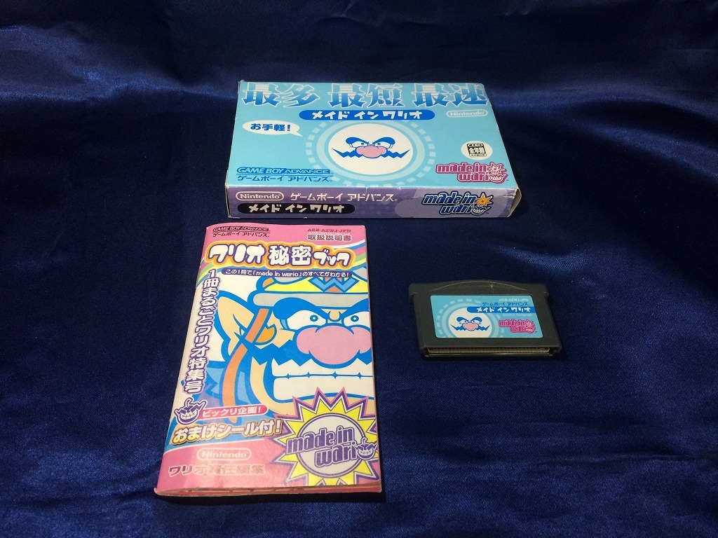 中古B★メイド・イン・ワリオ★ゲームボーイアドバンスソフト/内箱欠品拍卖