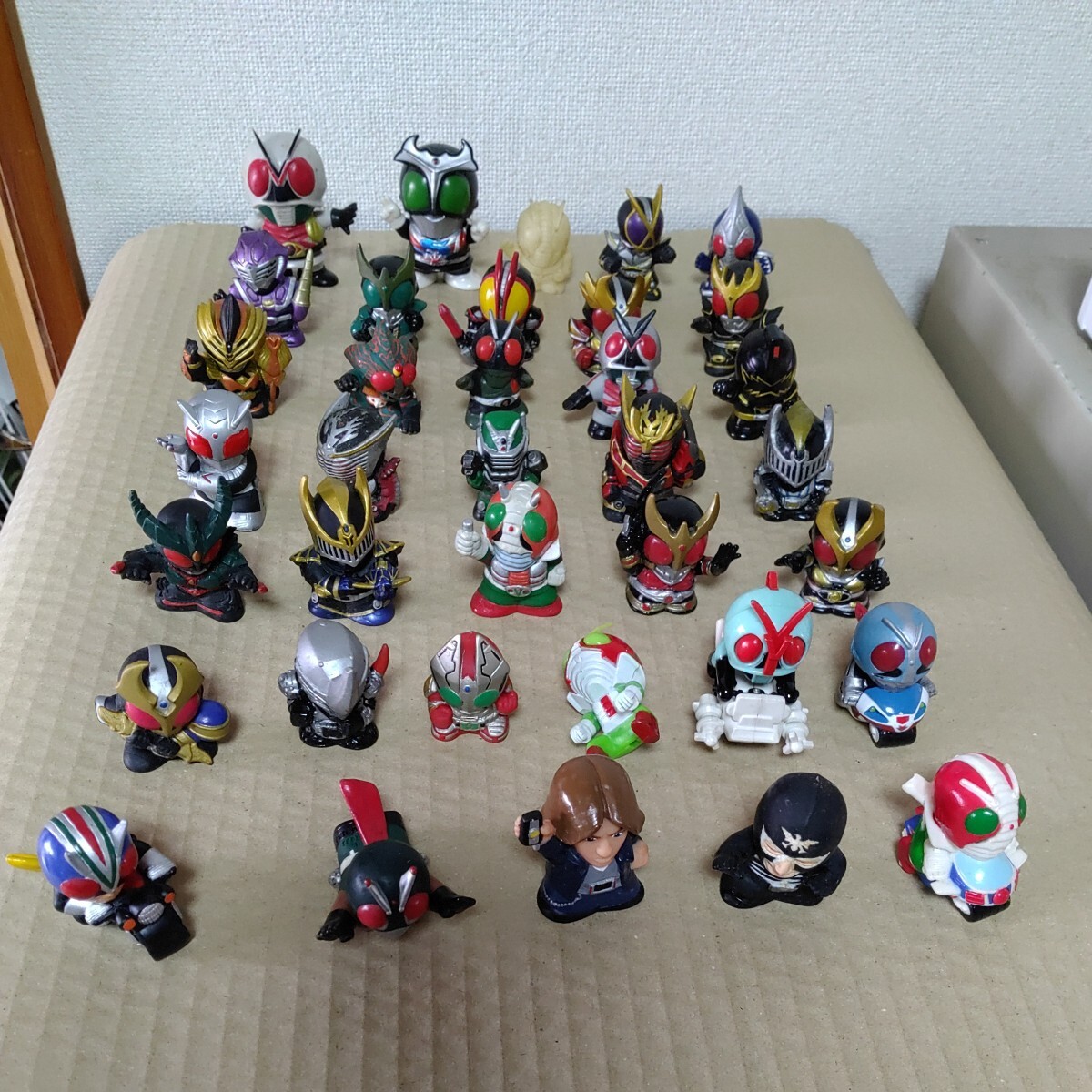 希少 仮面ライダー ソフビ指人形 大量セット フィギュア ジャンク 昭和ライダー 昭和レトロ カブト クウガ 特撮 0430-A3-TA1拍卖