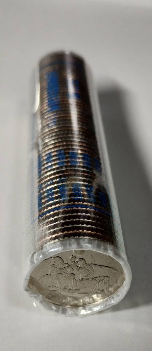 ★東京2020パラリンピック競技大会記念 100円クラッド貨幣 4次 車いすラグビー 未使用 ロール★拍卖