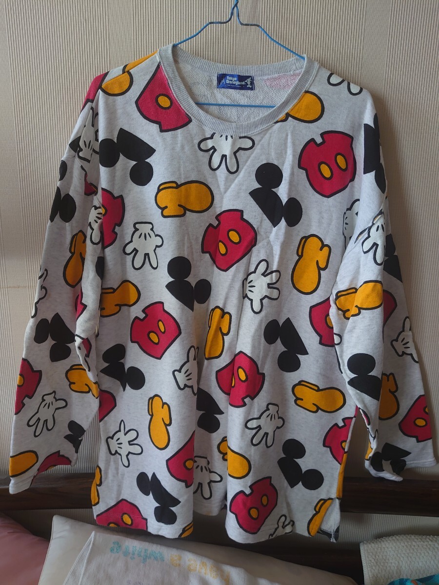 【超希少品】【これが最後の出品です】1996年 ディズニートゥーンタウンオープン記念のものです。大人用男女兼用28年前の超希少品、Lサイズ拍卖