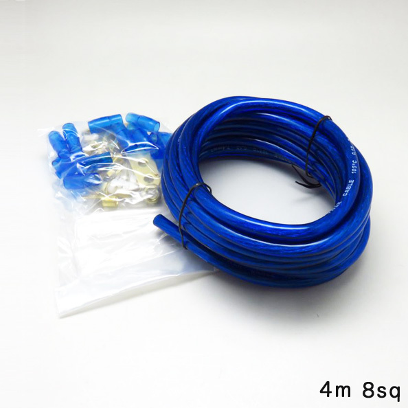 アーシングキット アースキット アースワイヤー×4m 8sq ノンカットタイプ エンジン用アースチェーン/BX-11G ブレイス拍卖