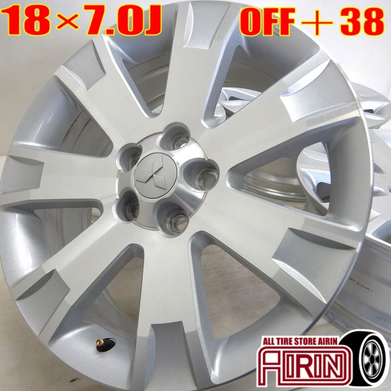 中古 アルミホイール 18インチ 三菱 ミツビシ デリカD5 純正 4本セット エスティマ カローラクロス デュアリス CX-5 など アルミ ホイール拍卖