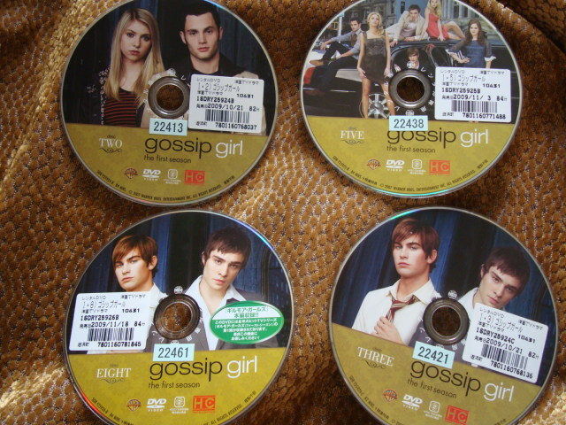 ゴシップガール gossip girl 2・3・5・8 ディスクのみ4枚拍卖