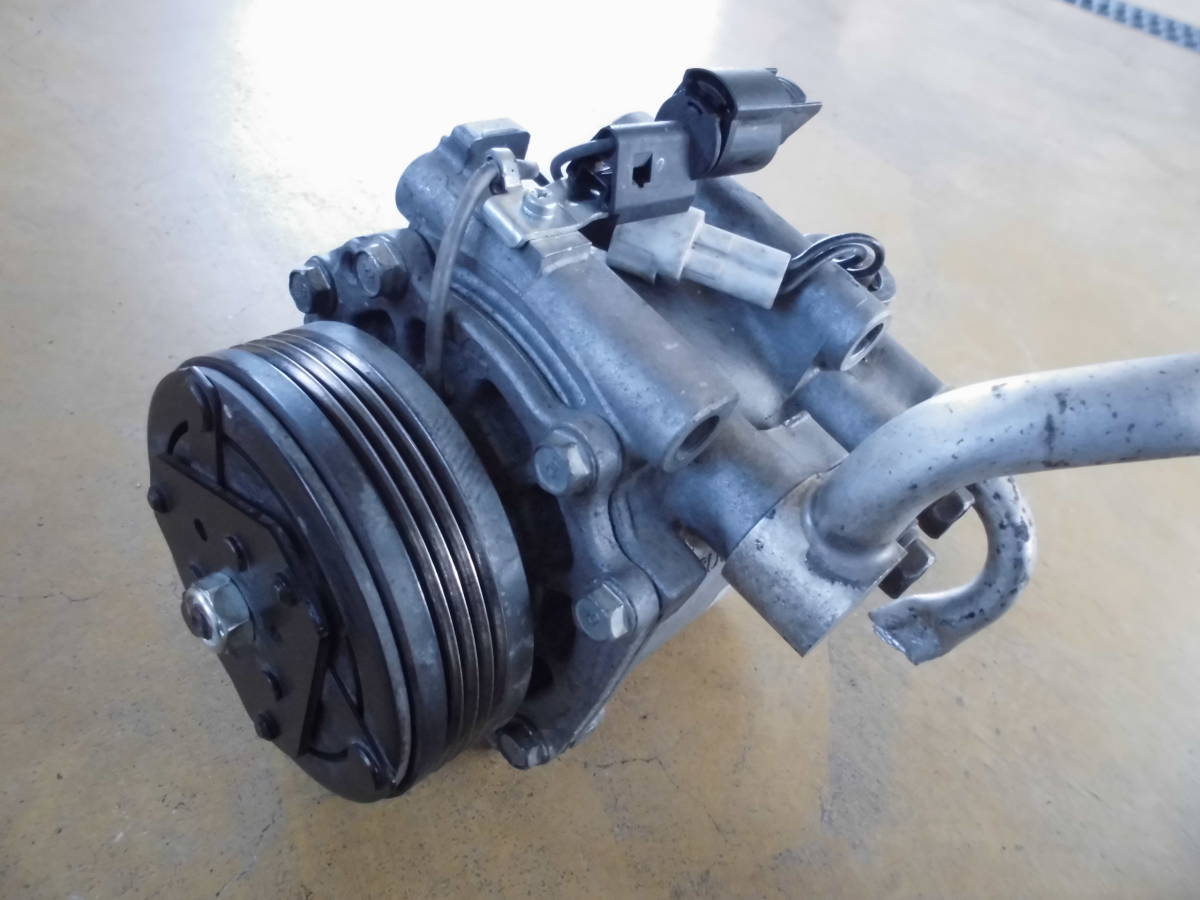 H17 パジェロ ミニ H58A エアコン コンプレッサー 中古品拍卖
