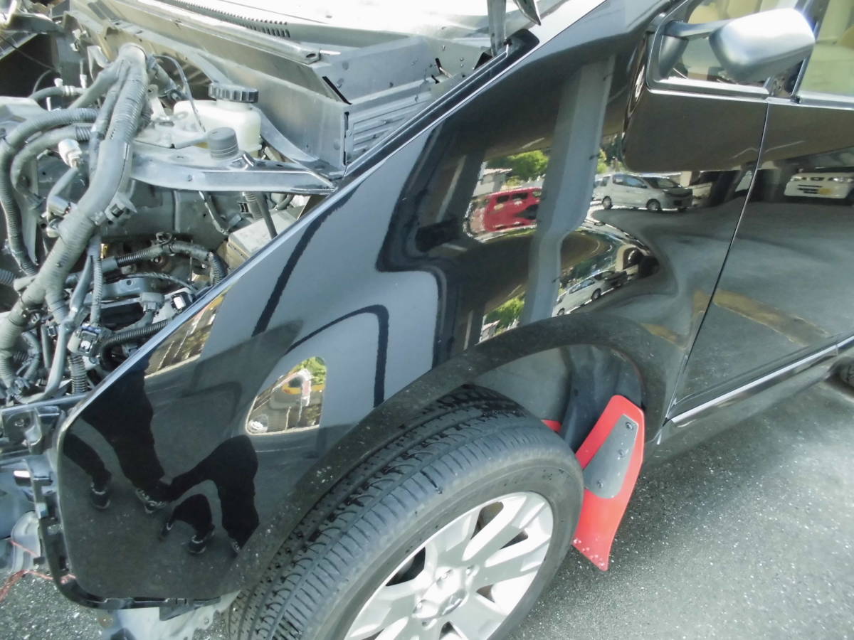 H20 デリカ D:5 CV5W 左 フロント フェンダ X24A75 クロ ツートン 中古品拍卖