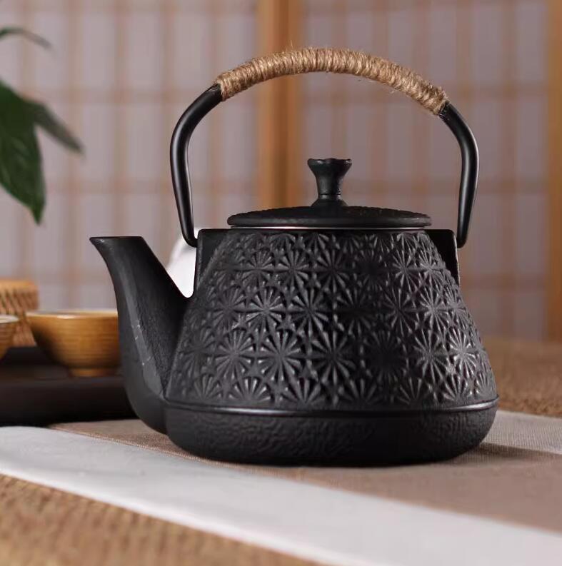極美品 職人手作り鉄器 老鉄瓶 壺 鉄やかん 鉄分補給 鉄びん 1000ml拍卖