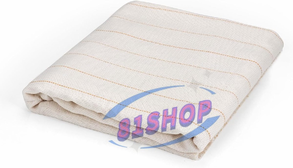 「81SHOP」 DIY プライマリ布 カーペットクロス タフティングガン使用布 ラグパンチ ニードルワークファブリック 4M*2M拍卖