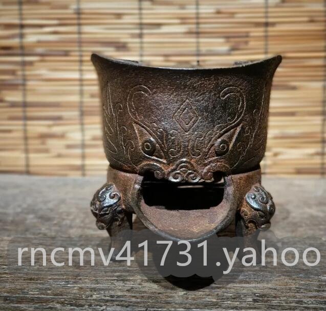 「81SHOP」 鋳鉄大舌炭ストーブ煮茶温酒旧式炭ストーブテーブル置物拍卖