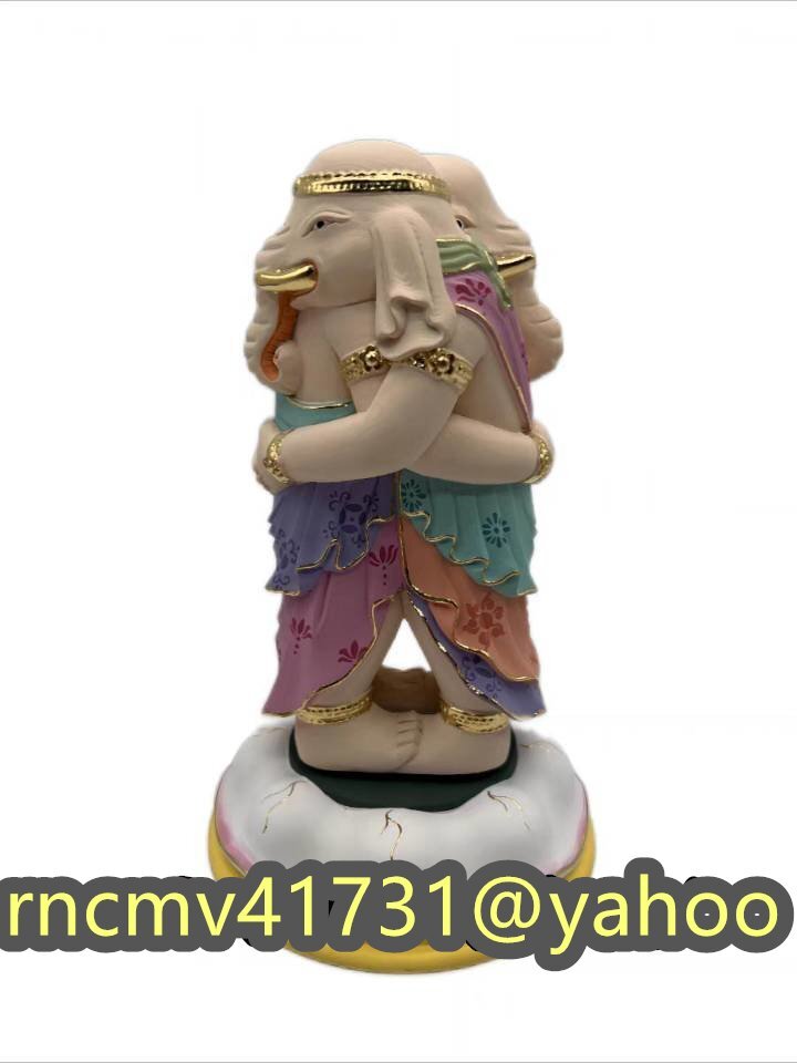 「81SHOP」 仏像 歓喜天/聖天 双身 立像 木彫仏像 木彫り 木製拍卖