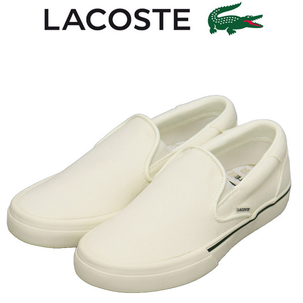 LACOSTE(ラコステ) WMS 47CFA0042 JUMP SERVE SLIP ジャンプサーブ スリッポン 124 6 CFA レディース スニーカー 1Y5オフホワイトxダークグ拍卖