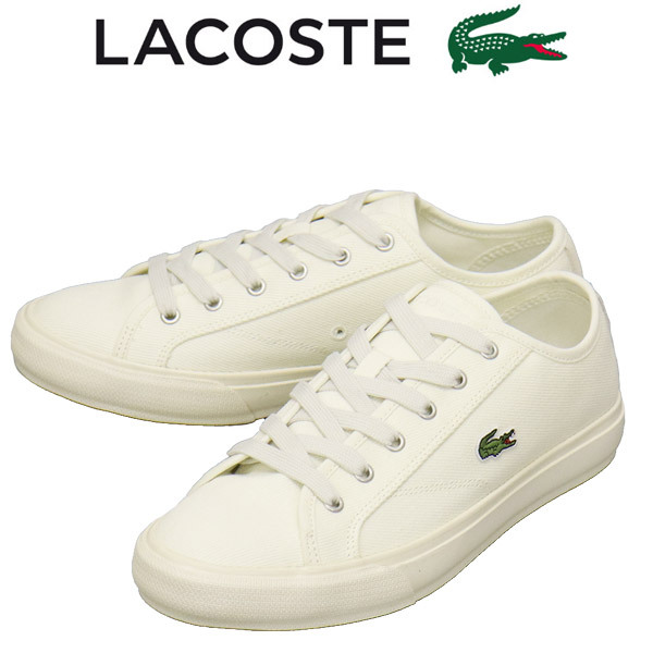 LACOSTE(ラコステ) 47CMA0005 BACKCOURT 124 1 CMA メンズスニーカー 18Cオフホワイトxオフホワイト LC364 UK8-約26.5cm拍卖