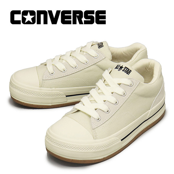 CONVERSE (コンバース) 31310761 オールスター R ボーダースター OX ストーンホワイト CV105 US5.5-24.5cm拍卖