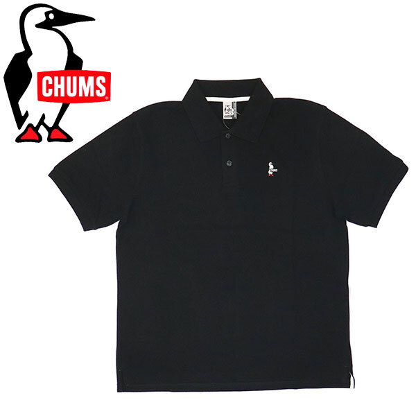 CHUMS (チャムス) CH02-1190 Booby Polp Shirt ブービーポロシャツ CMS153 K001BlackL拍卖