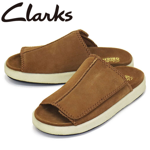 Clarks (クラークス) 26175780 OverleighSlide オーバーレイ スライド Cola Suede CL119UK8-約26.0cm拍卖