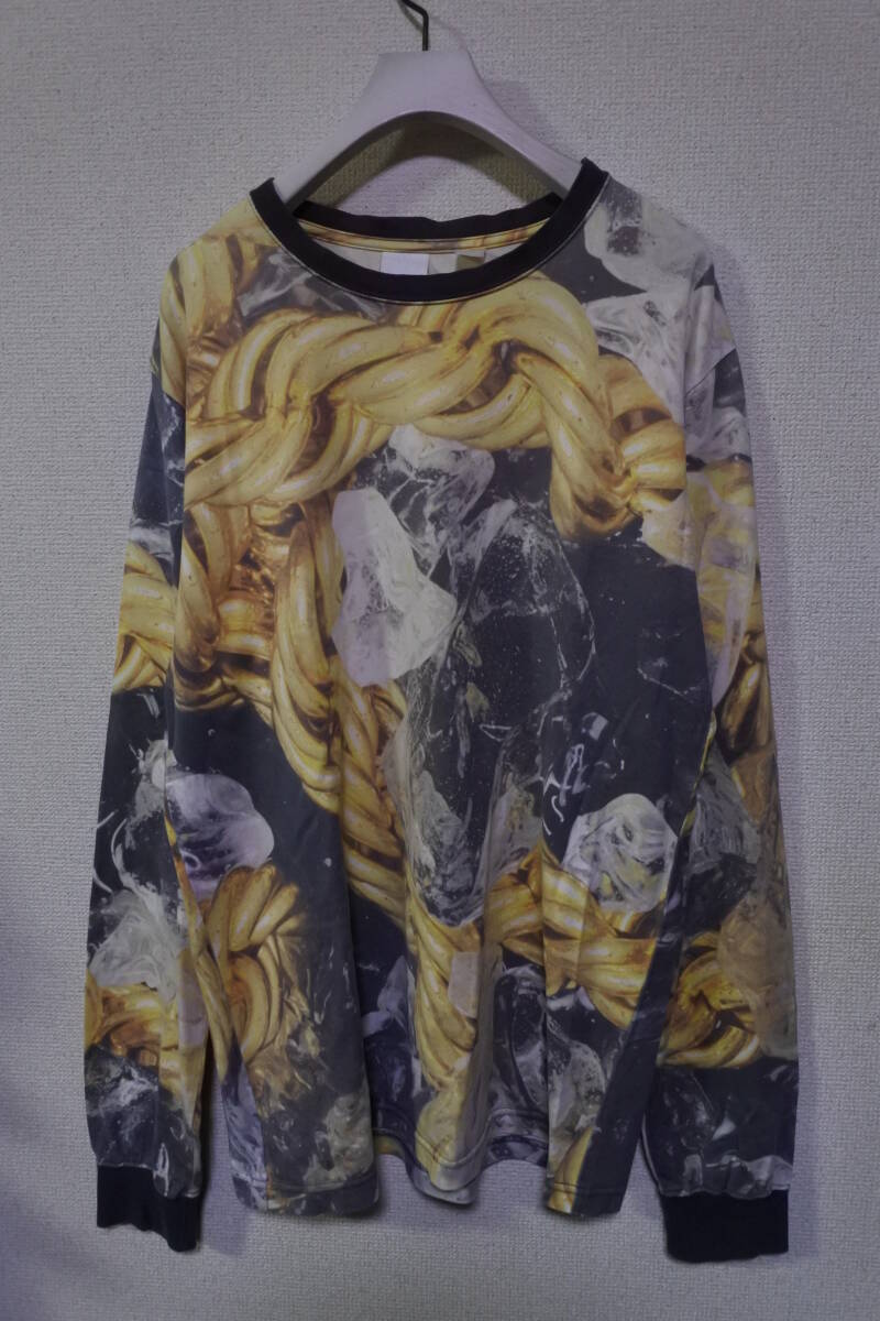 00's PHENOMENON Archive L/S Shirts size L-XL フェノメノン 長袖 Tシャツ カットソー 総柄 アーカイブ拍卖
