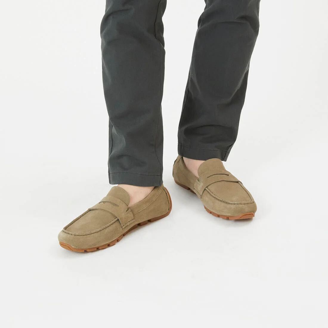 Clarks(クラークス) 【ネット限定】Oswick Bar / オズウィックバー (オリーブスエード)25〜25.5拍卖
