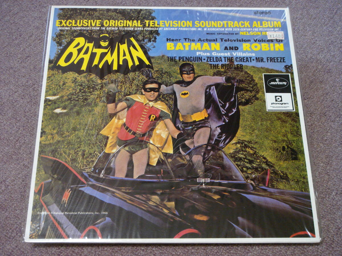 LP Nelson Riddle Batman (Exclusive Original Television Soundtrack Album) UK盤 ネルソン・リドル バットマン拍卖