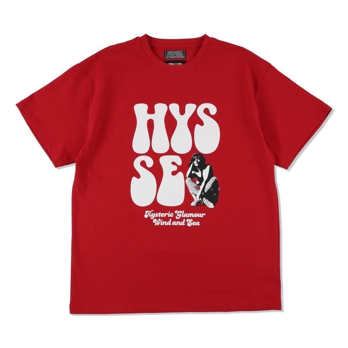 【新品未使用】 23AW 24 新品 WIND AND SEA HYSTRIC GLAMOUR ウィンダンシー ヒステリックグラマー WDS S/S T SHIRT Tシャツ カットソー M拍卖