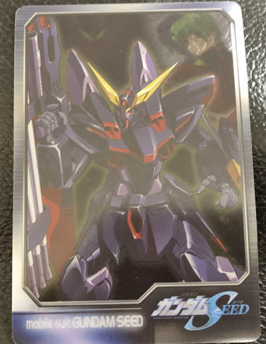ガンダム SEED シード 森永 ウエハース カード ガンダム総集編ウェファーチョコ S6-30-516 GAT-X207 ブリッツガンダム ニコル拍卖