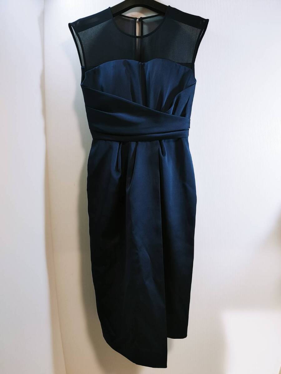 美品 ラグナムーン LAGUNAMOON ワンピース ネイビー M拍卖