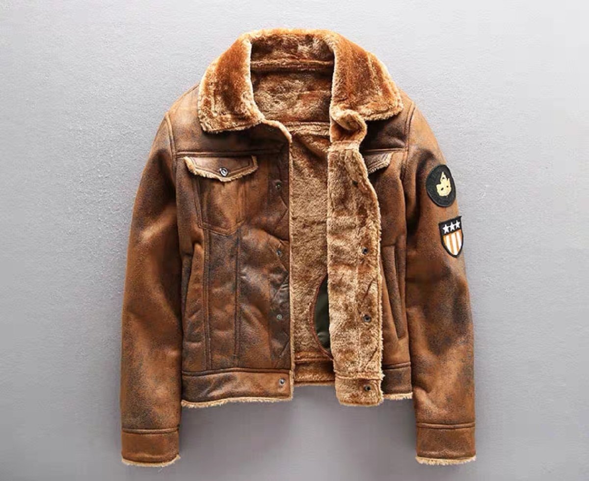 高級感溢れ★フライトジャケット★革ジャン★サイズ選択可能★拍卖