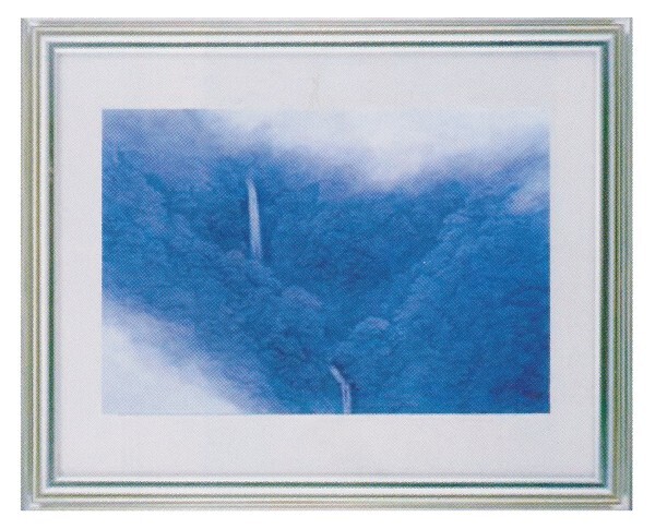 絵画 世界の名画シリーズ 額縁付 東山魁夷 「山霊」 サイズF10号特寸 プリハード拍卖