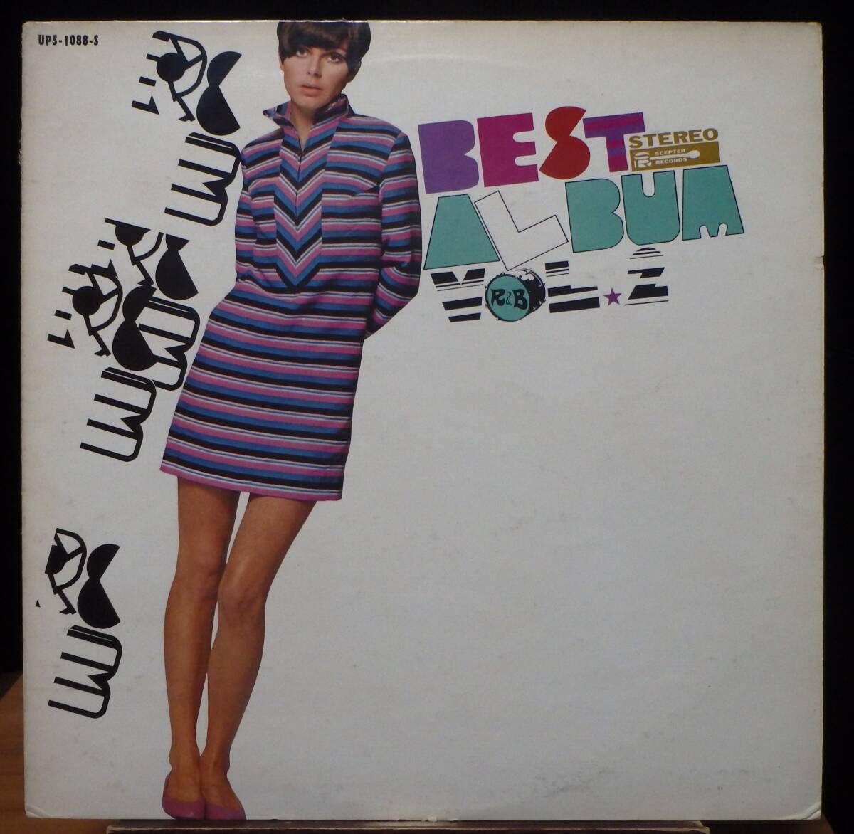 【VBS108】V.A.「R & B Best Album Vol.2 (リズム・アンド・ブルース・ベスト・アルバム 第2集)」, JPN Compilation ★ソウル拍卖