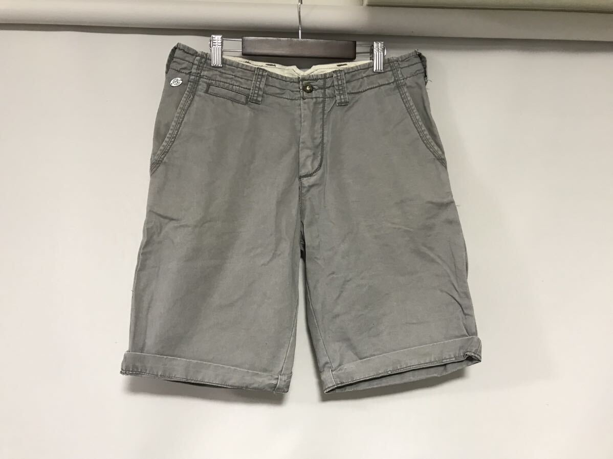 本物スコッチアンドソーダSCOTCH&SODAスコッチコットンワークチノハーフショートパンツサーフアメカジミリタリーゴルフメンズ29Sグレー拍卖