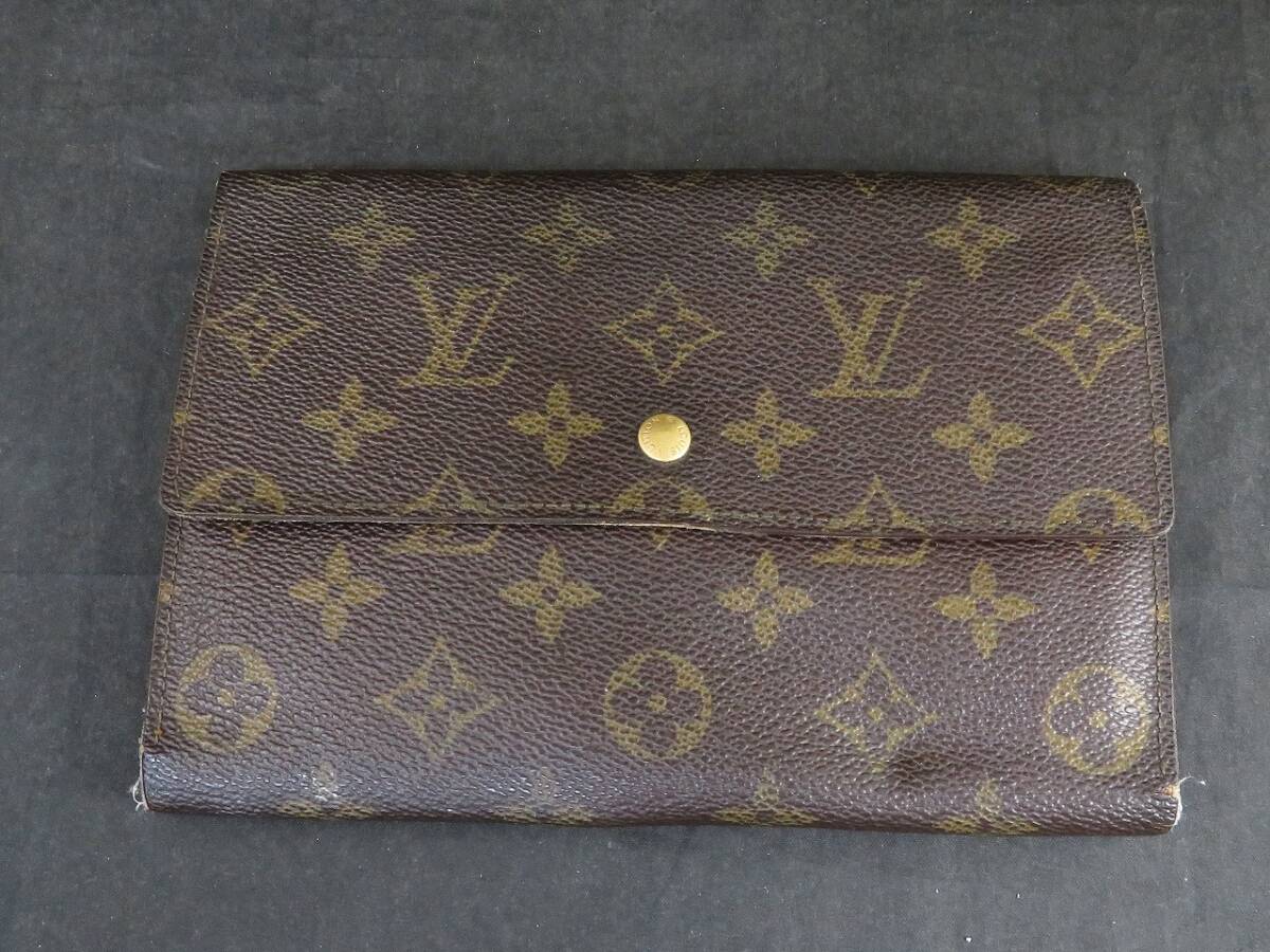ルイヴィトン LOUIS VUITTON 3つ折り財布 モノグラム拍卖