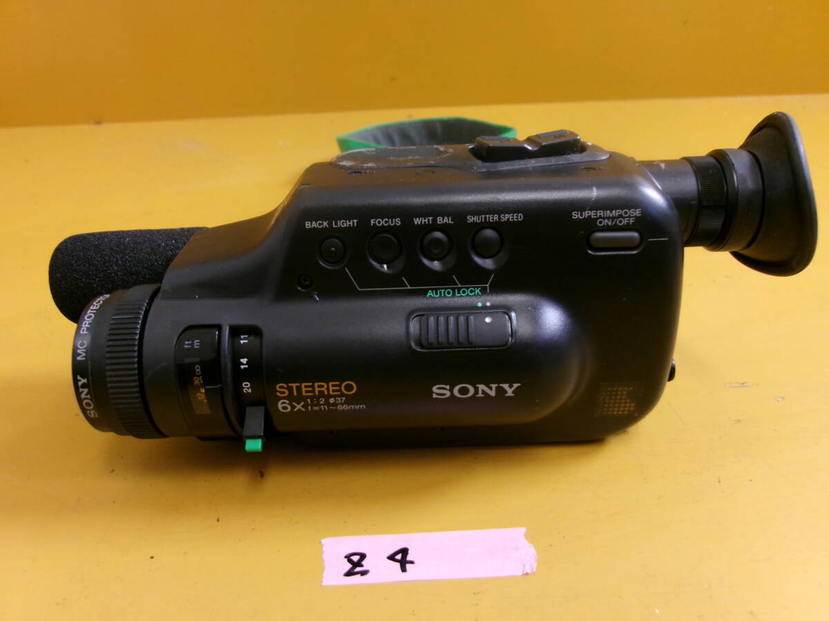 (Z-5)SONY カラービデオカメラ CCD-G100ST 動作未確認 現状品 ※べとつきアリ拍卖