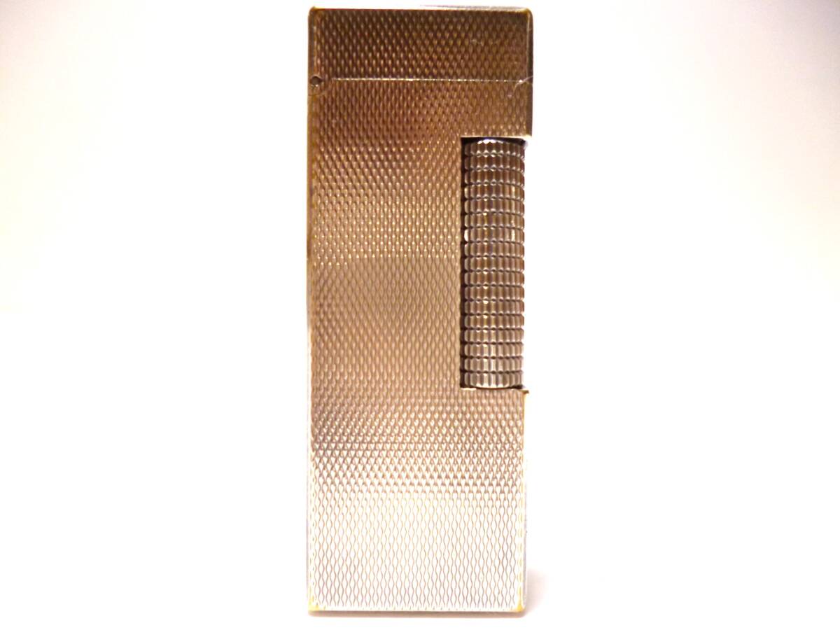 ダンヒル dunhill ライター RL1301 バーレイ シルバー 着火OK 炎調整OK 美品!!拍卖