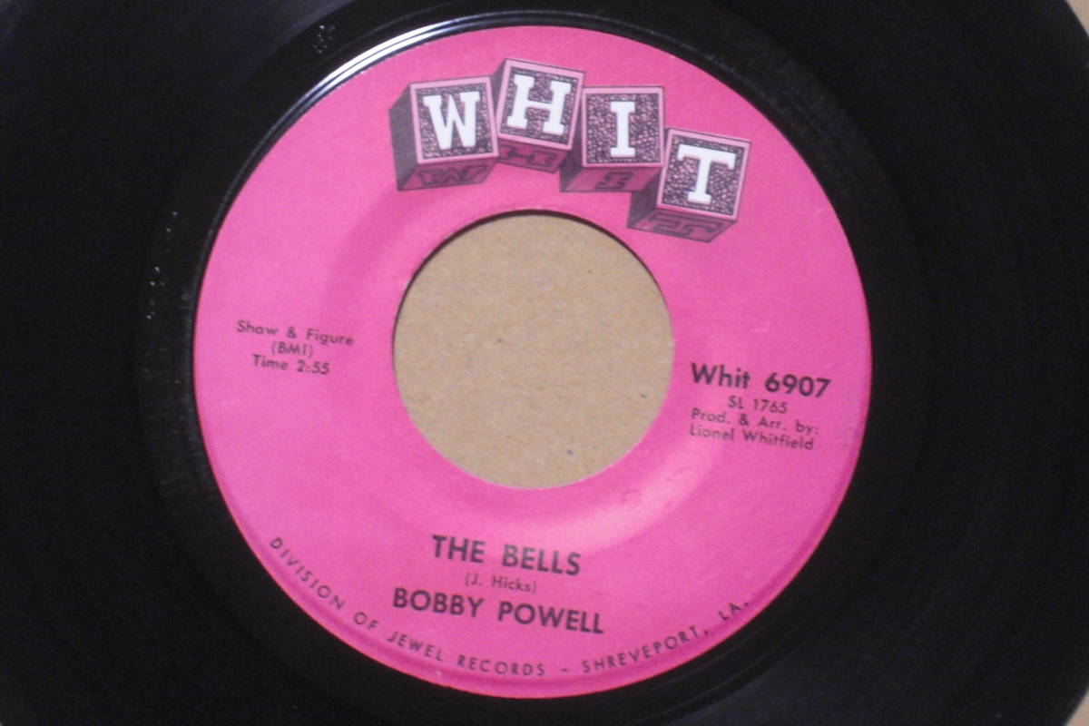 USシングル盤45’ Bobby Powell :The Bells / The Bells (Instrumental) (Whit 6907) B 拍卖