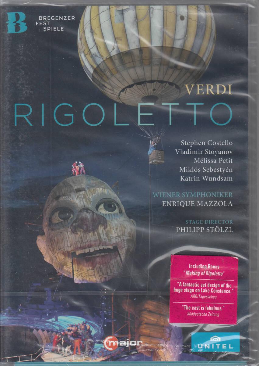 DVD◆新品・送料無料◆ヴェルディ:歌劇「リゴレット」(日本語字幕付)~エンリケ・マッツォーラ、ウィーン交響楽団 Import ev1073拍卖