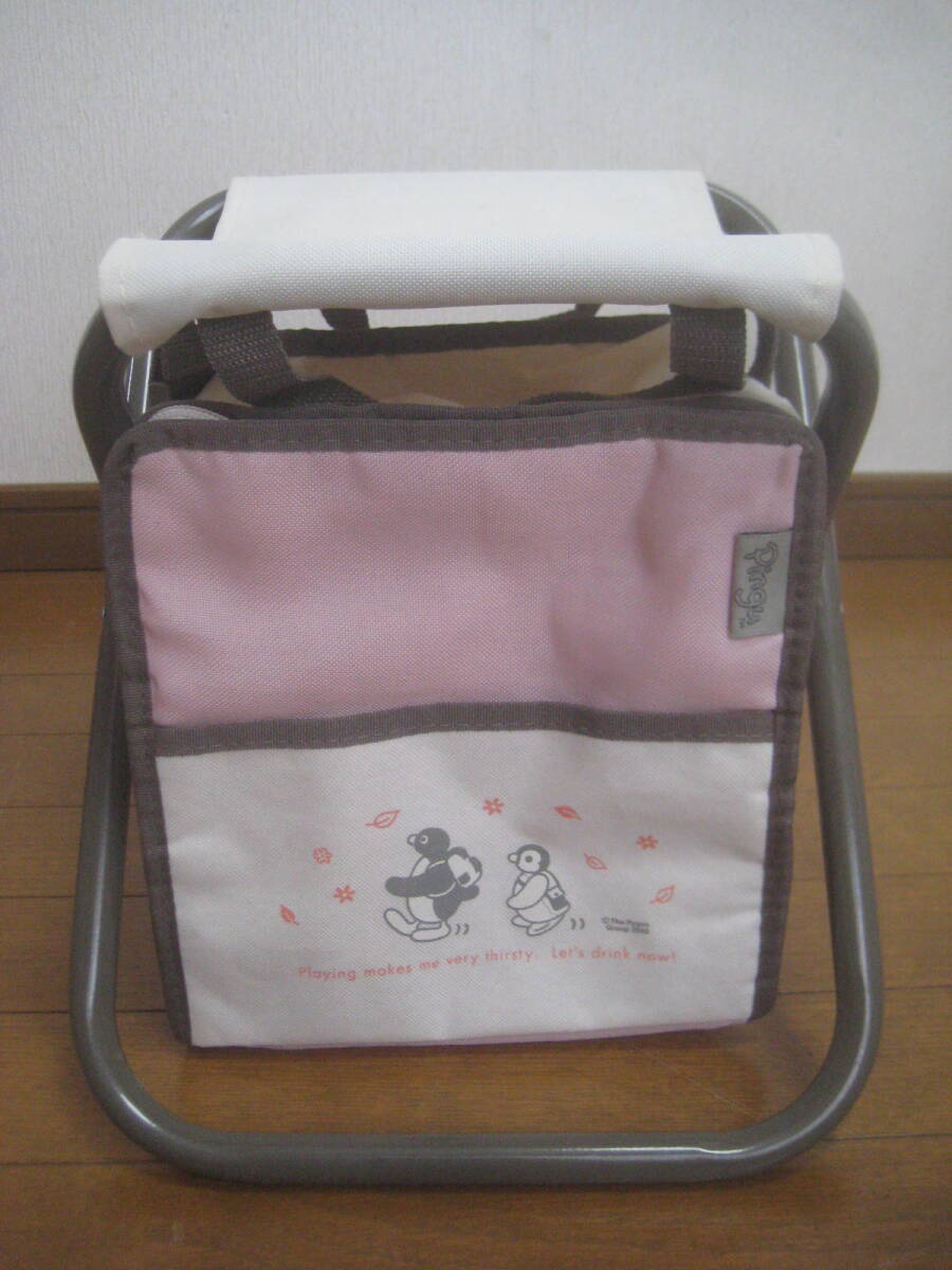 ☆ミスタードーナツ x Pimgu ピングー 保冷バッグ付き パイプチェアー かなり昔の物 希少 ☆拍卖