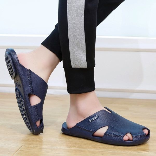紺【25.5~26】サボサンダル 人気 おしゃれ シンプル メンズ スポーツサンダル ファッション キャンプ スリッポン ベランダ ガーデニング 1拍卖