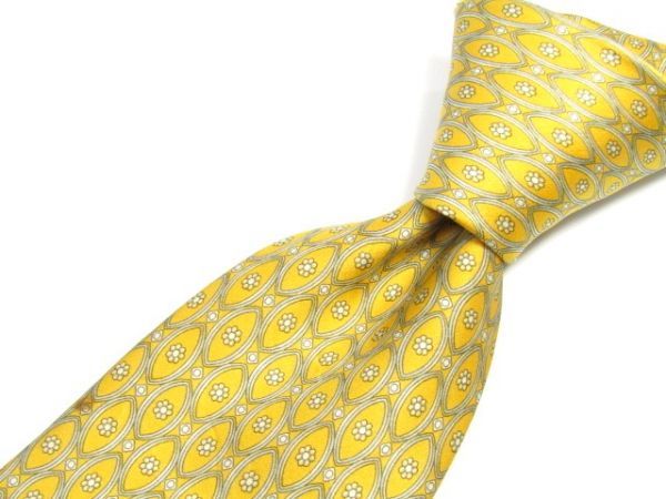 LANVIN(ランバン) シルクネクタイ 花小紋柄 フランス製 843383C217R25拍卖