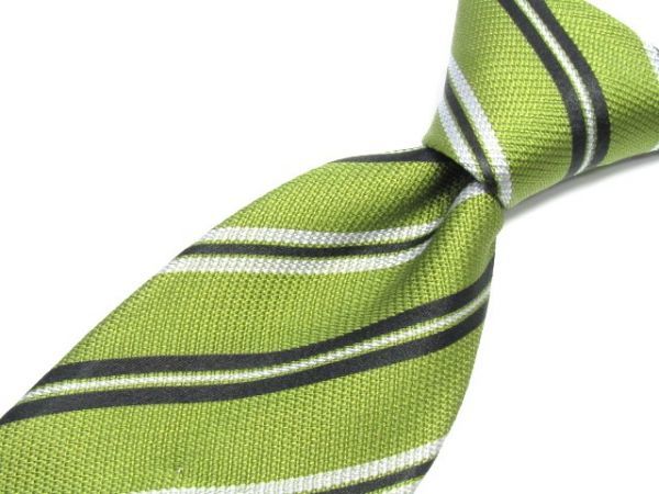 KRIZIA(クリッツィア) シルクネクタイ ストライプ柄 イタリア製 843344C173R20拍卖