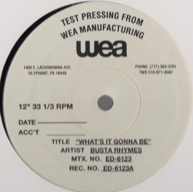 【廃盤12inch】Busta Rhymes / What's It Gonna Be拍卖