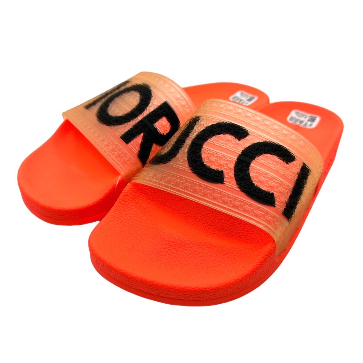 未使用 アディダス フィオルッチ コラボ FIORUCCI ADILETTE サンダル G28915 23.5cm オレンジ 24D14拍卖