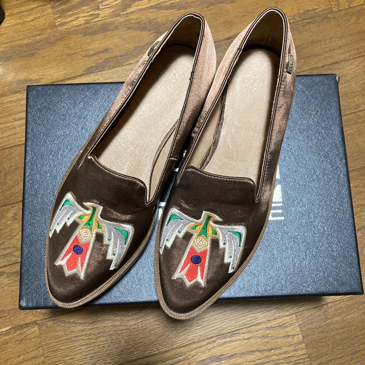 Australia Luxe Collective オースートラリアラックスコレクティブ BALI スリッポン ポインテッド プラットフォーム 厚底ローファー 39拍卖