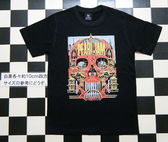 パールジャム 新品 半袖Tシャツ M 黒 Z3032 身幅約49cm拍卖