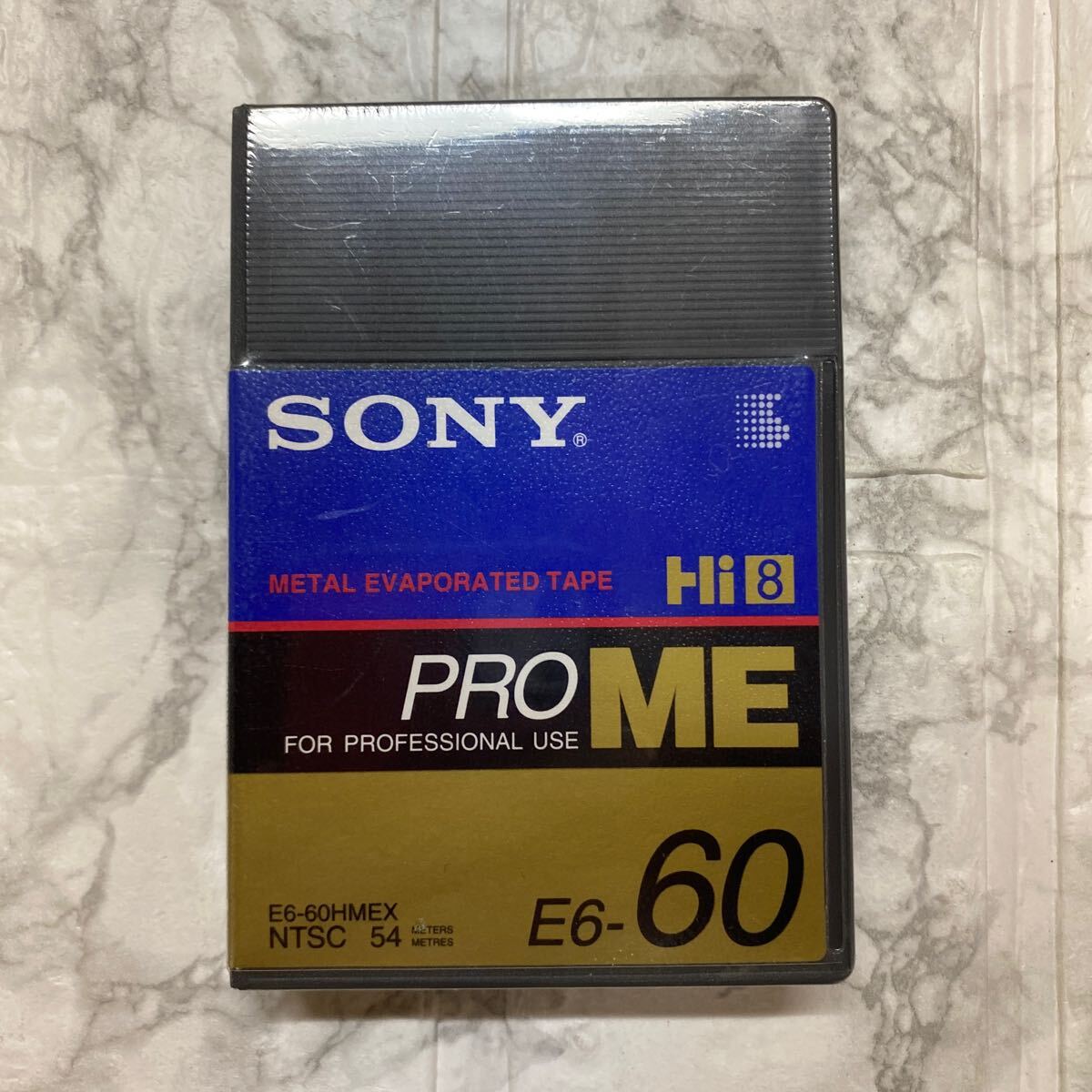 SONY HI8 ビデオカセットテープ PRO ME 60 E6-60HMEX メタルテープ 年代物拍卖