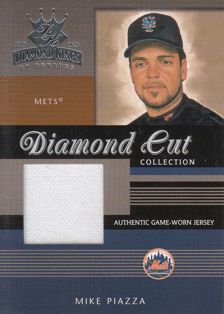 2003 DONRUSS 'MIKE PIAZZA' DIAMOND KINGS JERSEY CARD /500拍卖