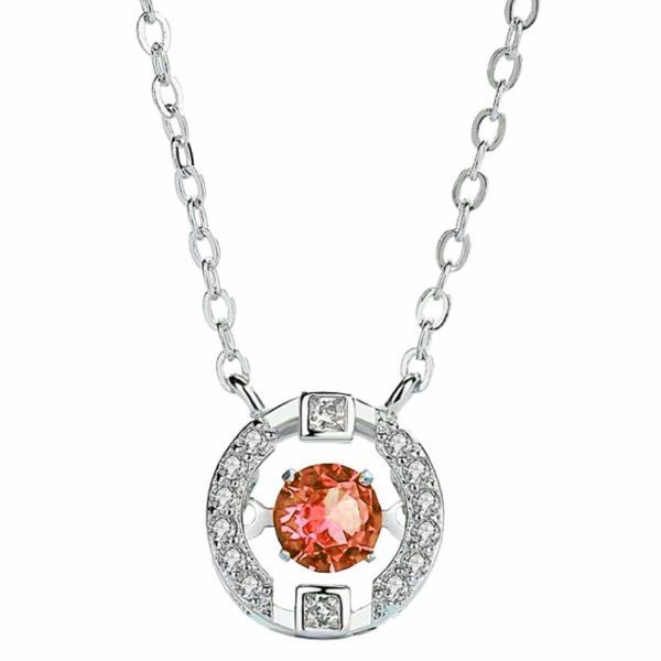 新品★送料無料 豪華 ジルコニア 12連CZルビーダイヤモンドネックレス スターリングシルバー925 プラチナ仕上 限定 レディースアクセサリー拍卖