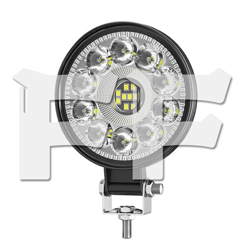 送料無料● 21W 広角タイプ 3インチ LED 作業灯 ワークライト 6500K ホワイト 2100LM 12V/24兼用 ボート 建築機械 道路照明 工事現場 1個拍卖