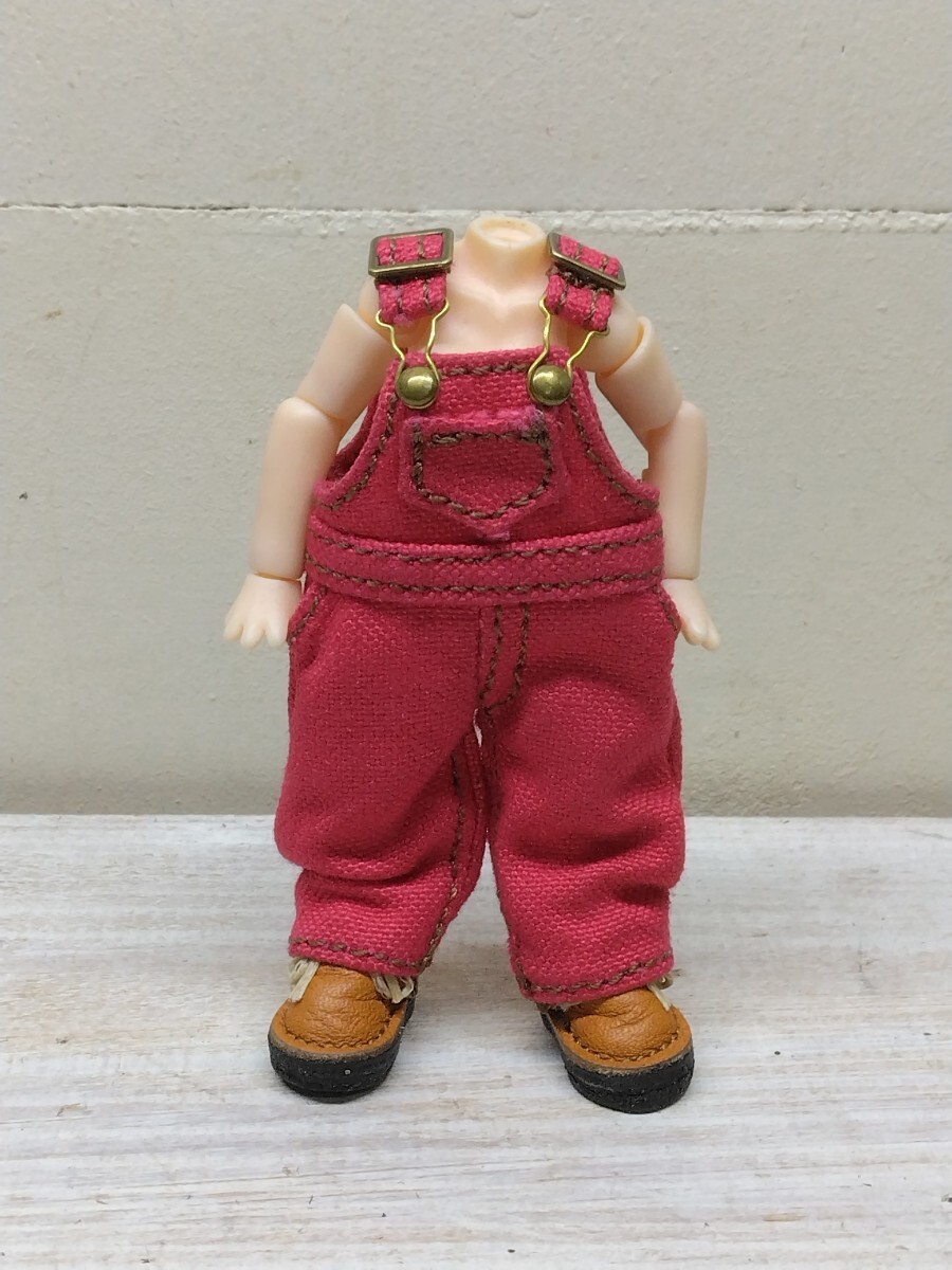 ねんどろいどサイズ 帆布オーバーオール ハンドメイド アウトフィット拍卖