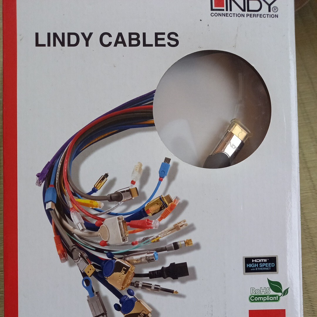 ハイスピード hdmiケーブル 1.4cat2 インサート対応 type c-c 41452 未使用 lindy 4k対応 ケーブル パソコン 周辺機器 c拍卖