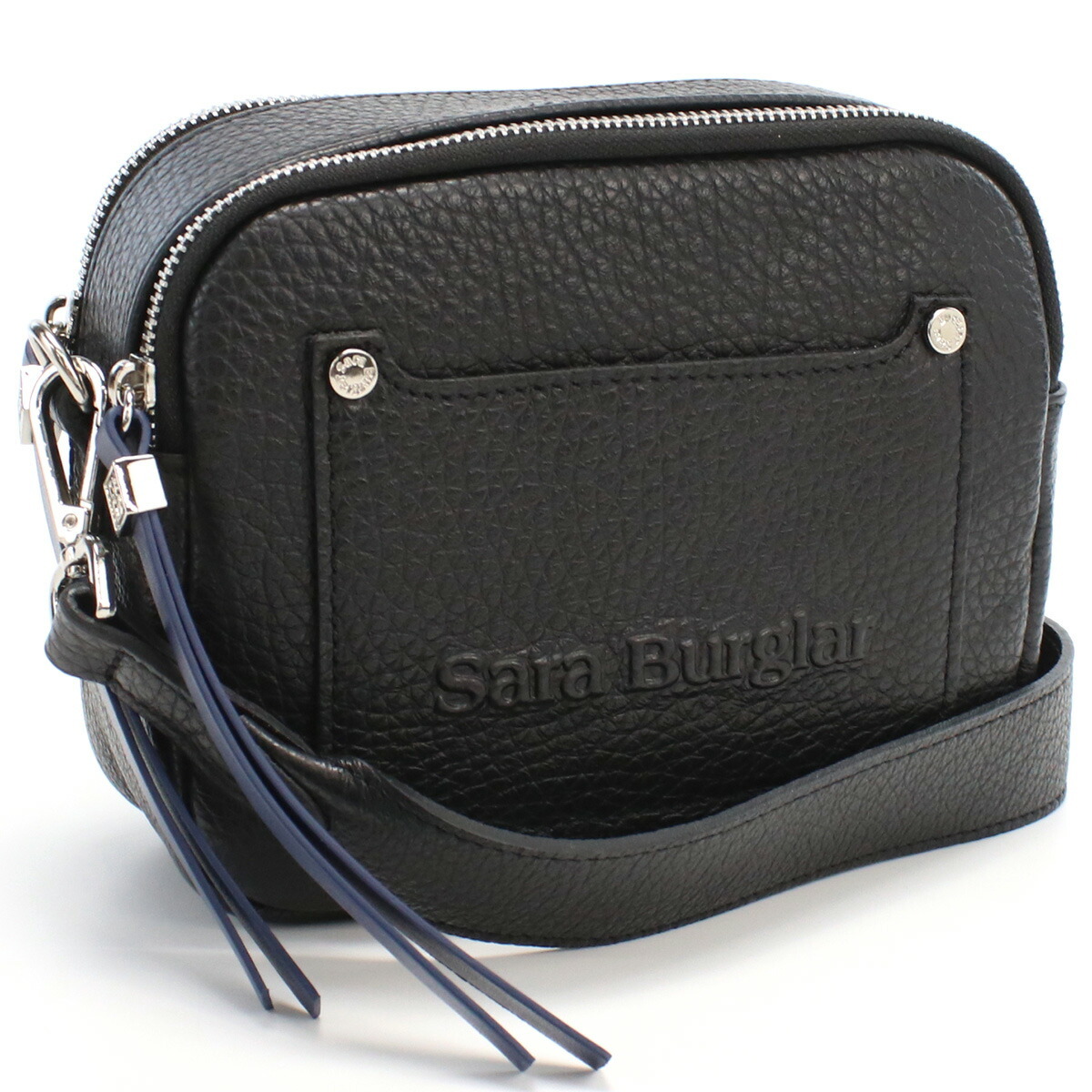サラバーグラー Sara Burglar 斜め掛け ショルダーバッグ ブランド ロゴ 916 NERO ブラック拍卖